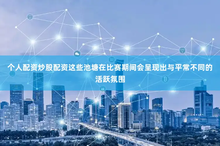 个人配资炒股配资这些池塘在比赛期间会呈现出与平常不同的活跃氛围